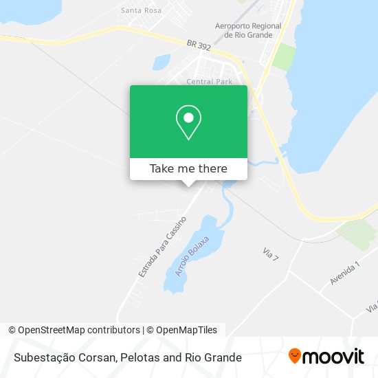 Subestação Corsan map