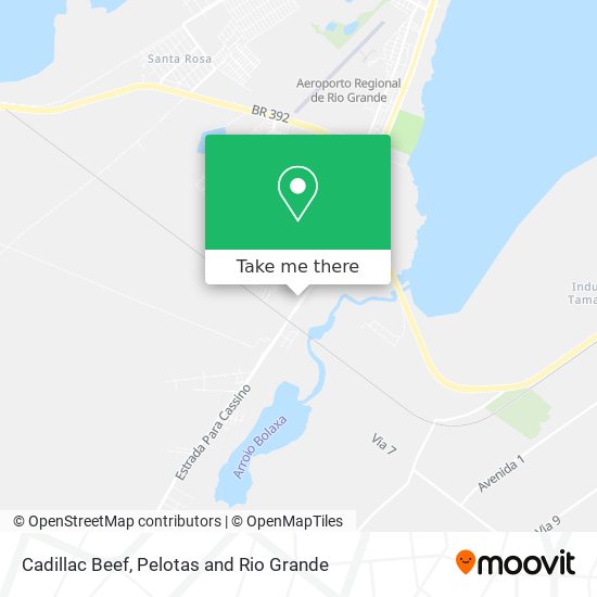 Cadillac Beef map