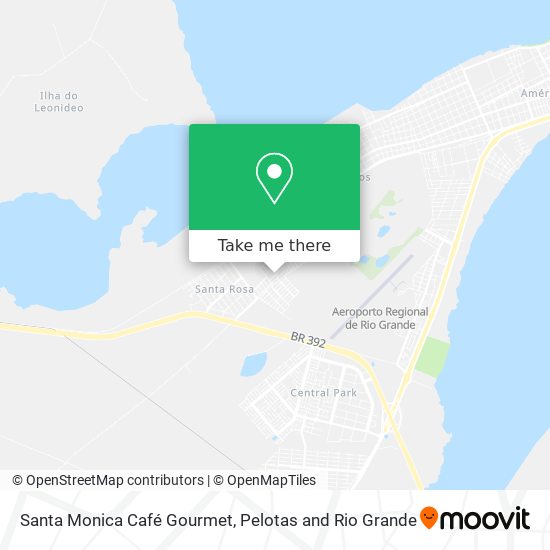Santa Monica Café Gourmet map