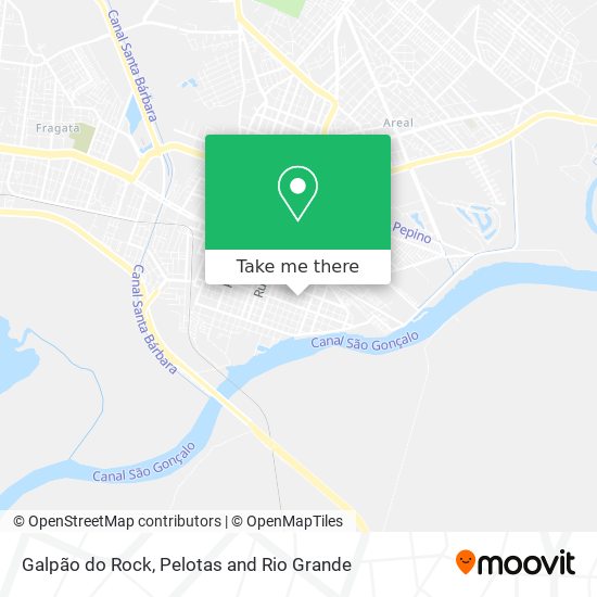 Galpão do Rock map