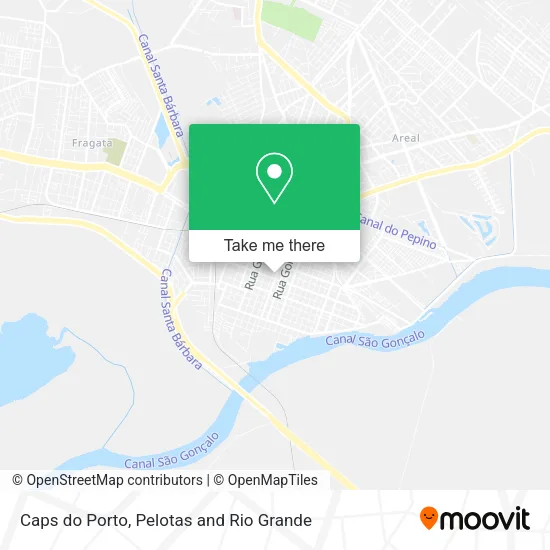 Caps do Porto map
