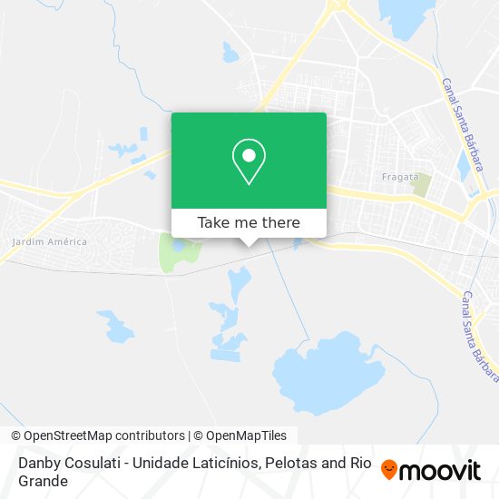 Danby Cosulati - Unidade Laticínios map