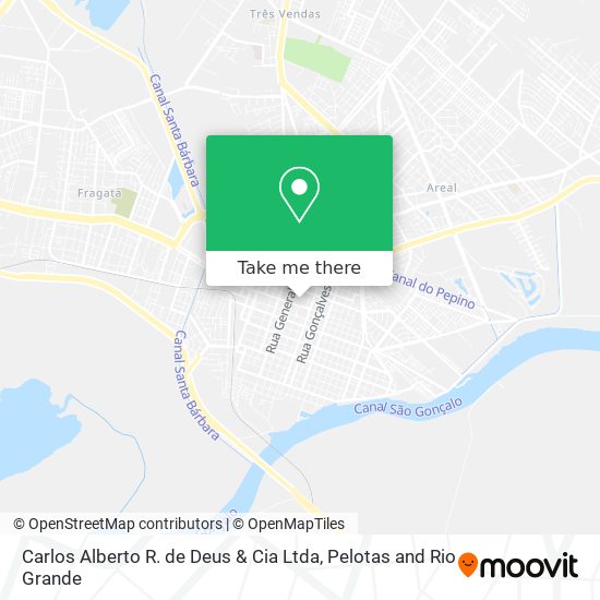 Carlos Alberto R. de Deus & Cia Ltda map