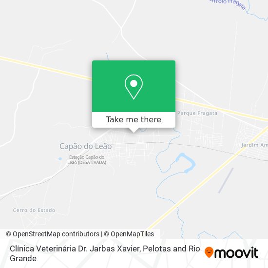 Clínica Veterinária Dr. Jarbas Xavier map
