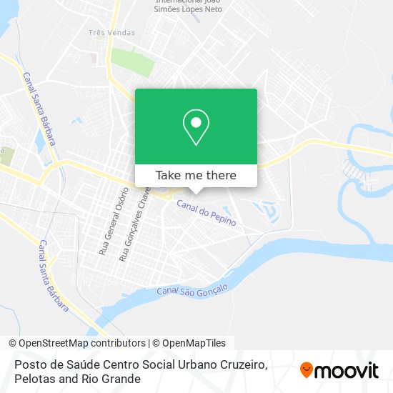 Posto de Saúde Centro Social Urbano Cruzeiro map