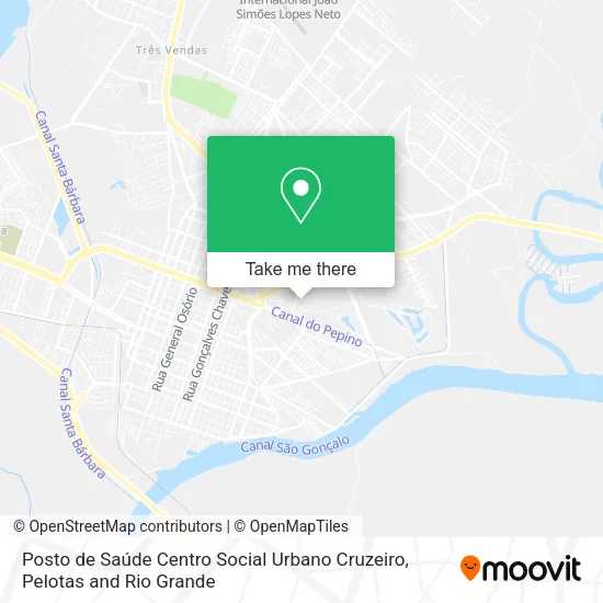 Posto de Saúde Centro Social Urbano Cruzeiro map