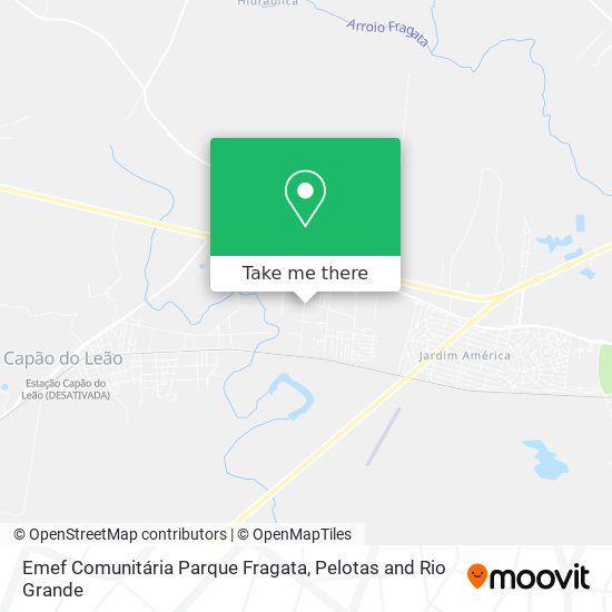 Emef Comunitária Parque Fragata map