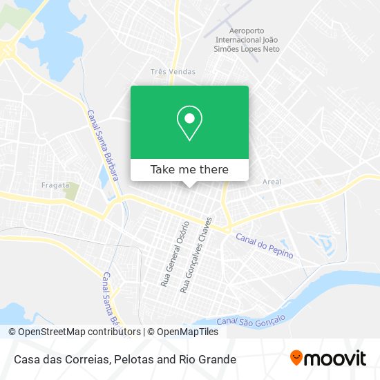 Mapa Casa das Correias