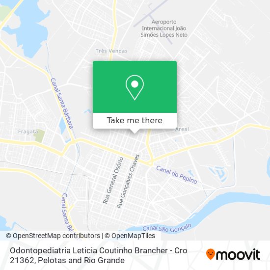 Odontopediatria Leticia Coutinho Brancher - Cro 21362 map