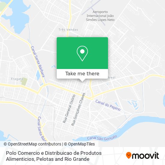 Polo Comercio e Distribuicao de Produtos Alimenticios map