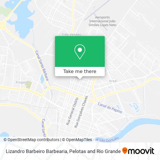 Lizandro Barbeiro Barbearia map