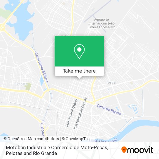 Mapa Motoban Industria e Comercio de Moto-Pecas