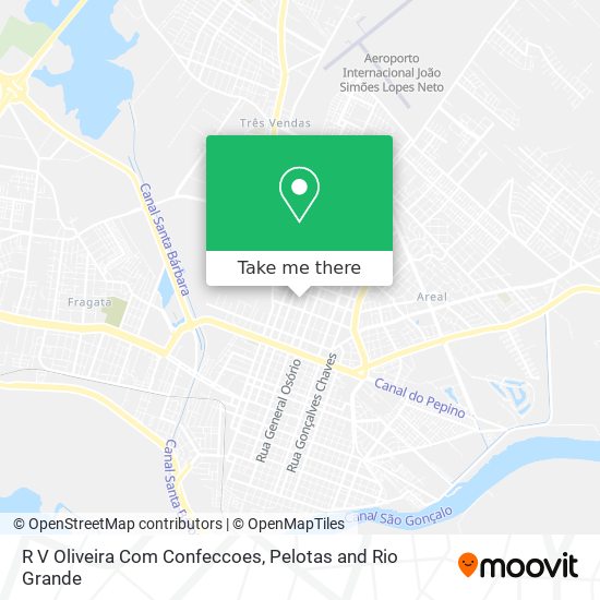 R V Oliveira Com Confeccoes map