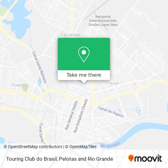 Touring Club do Brasil map