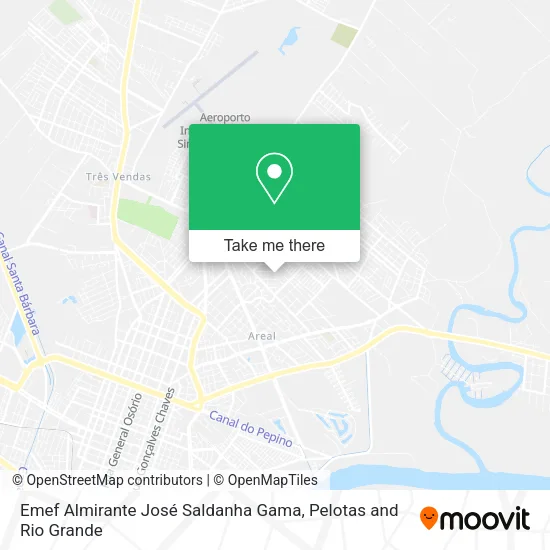 Emef Almirante José Saldanha Gama map