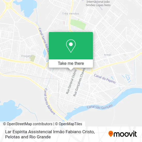 Lar Espírita Assistencial Irmão Fabiano Cristo map