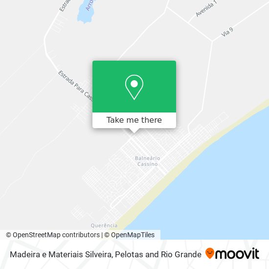 Madeira e Materiais Silveira map