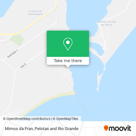 Mapa Mimos da Fran