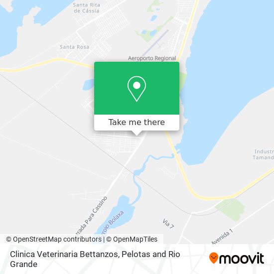 Mapa Clinica Veterinaria Bettanzos