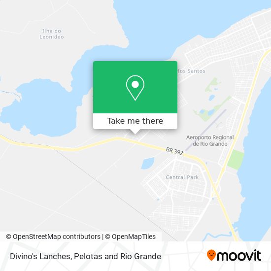 Divino's Lanches map