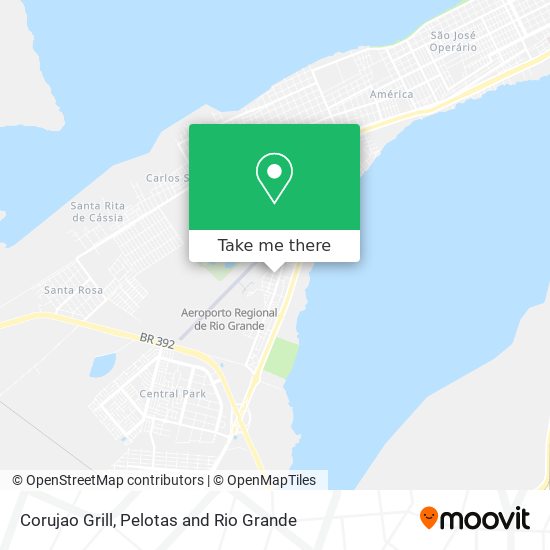 Corujao Grill map