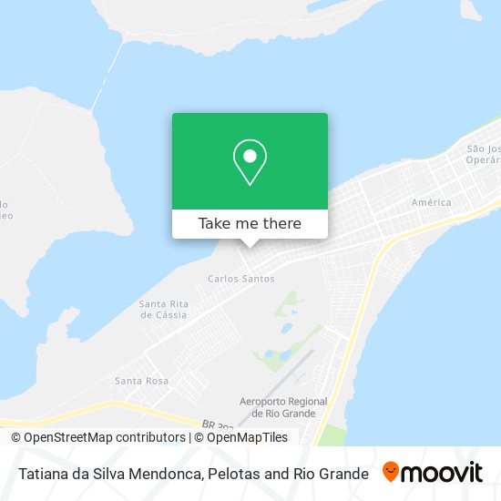 Tatiana da Silva Mendonca map