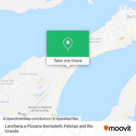 Lancheria e Pizzaria Bernadeth map