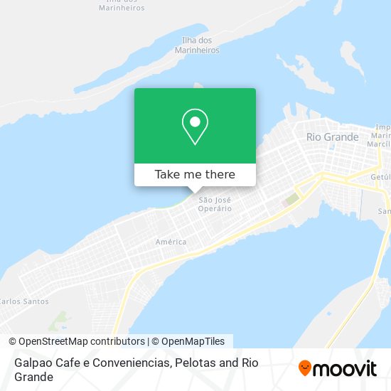 Galpao Cafe e Conveniencias map