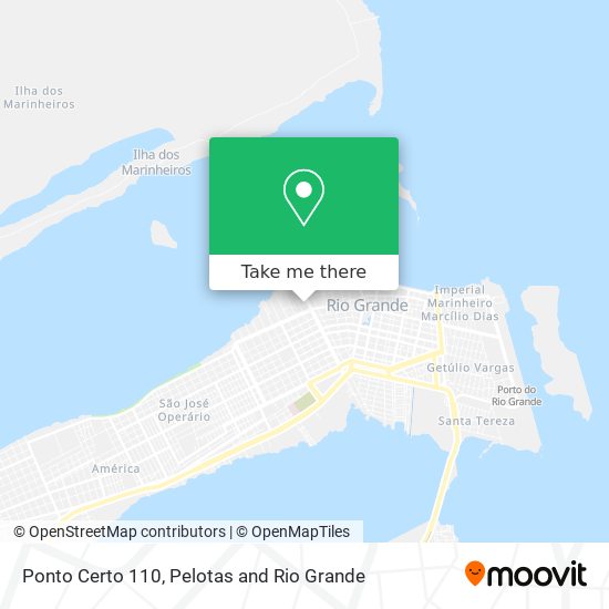 Ponto Certo 110 map