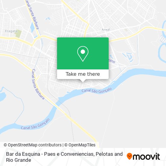 Mapa Bar da Esquina - Paes e Conveniencias