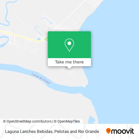 Mapa Laguna Lanches Bebidas