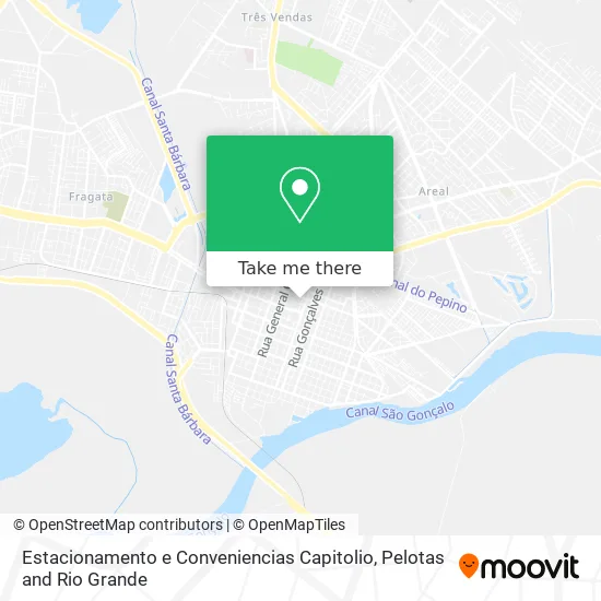 Estacionamento e Conveniencias Capitolio map