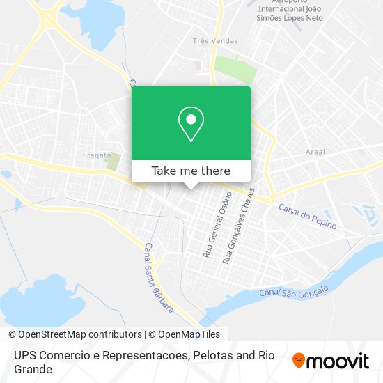UPS Comercio e Representacoes map