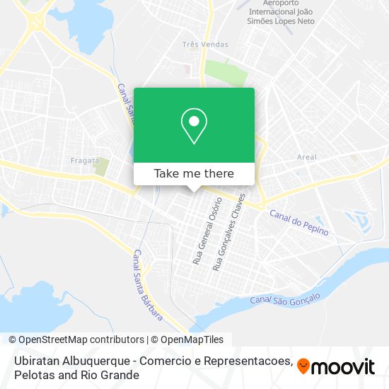 Ubiratan Albuquerque - Comercio e Representacoes map