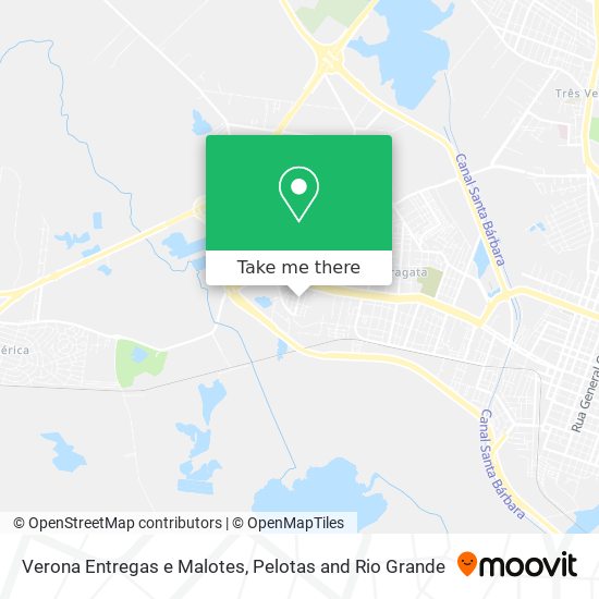 Verona Entregas e Malotes map