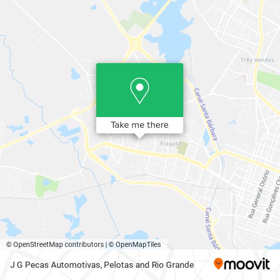 Mapa J G Pecas Automotivas