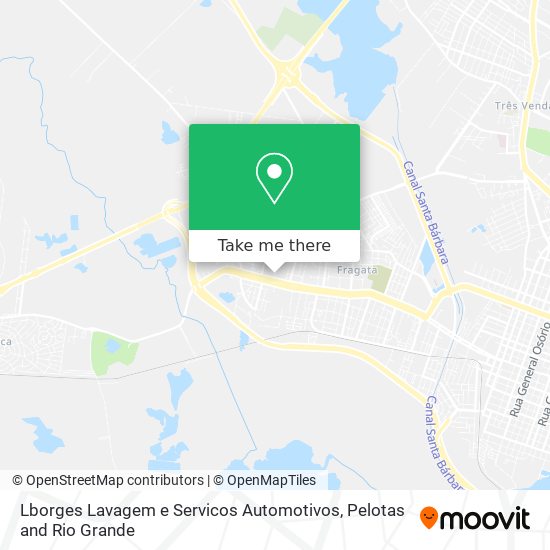 Mapa Lborges Lavagem e Servicos Automotivos