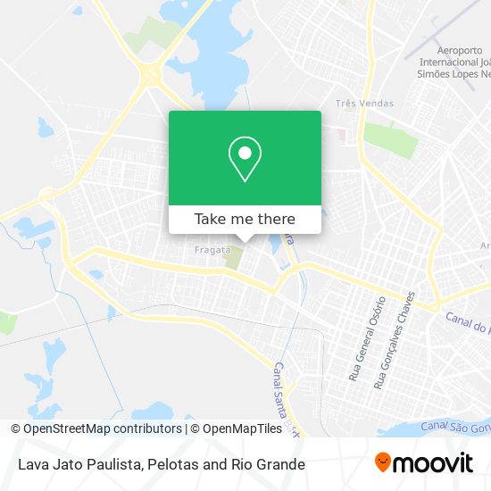Lava Jato Paulista map