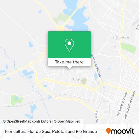 Floricultura Flor de Gaia map