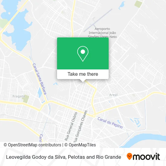 Leovegilda Godoy da Silva map