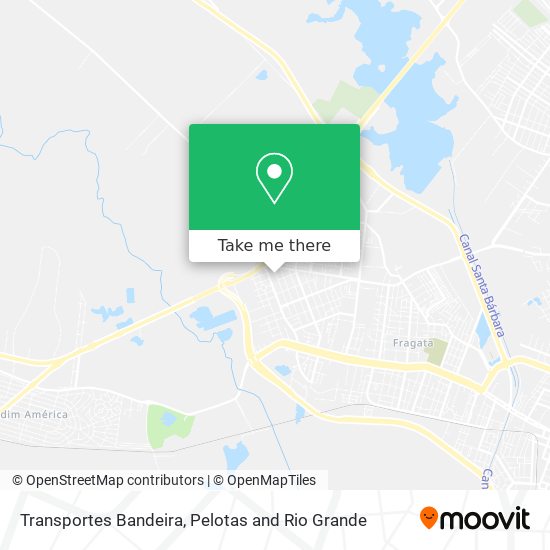 Transportes Bandeira map