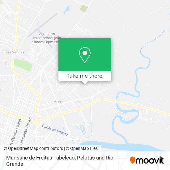 Marisane de Freitas Tabeleao map