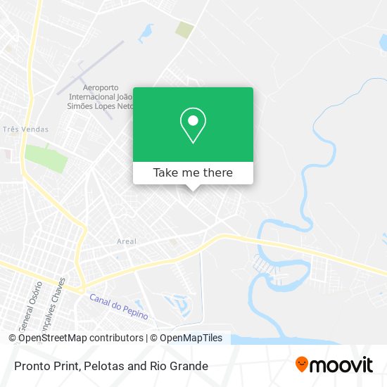 Pronto Print map