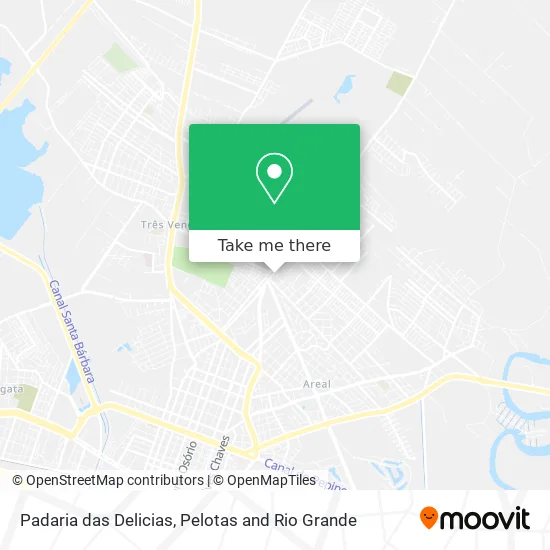 Padaria das Delicias map