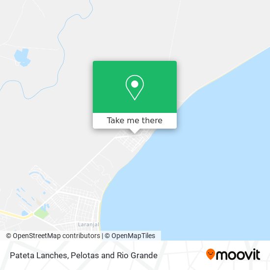 Pateta Lanches map