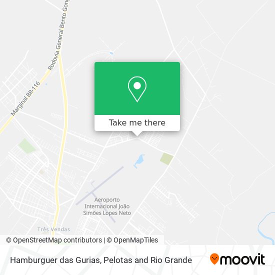 Hamburguer das Gurias map