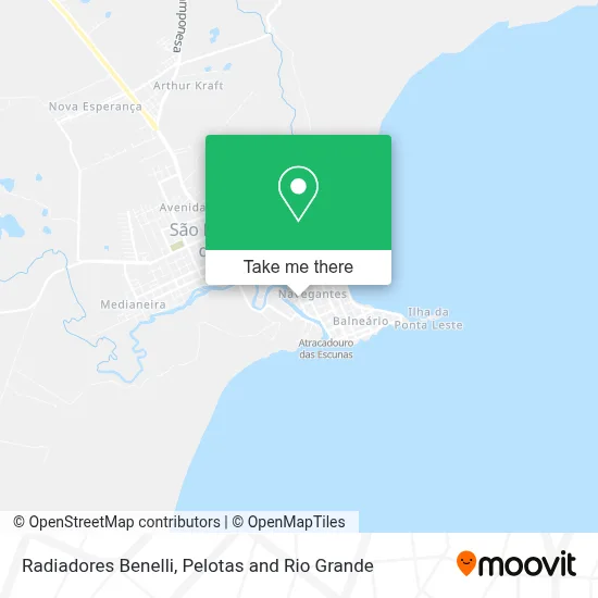 Radiadores Benelli map