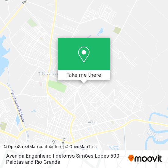 Mapa Avenida Engenheiro Ildefonso Simões Lopes 500