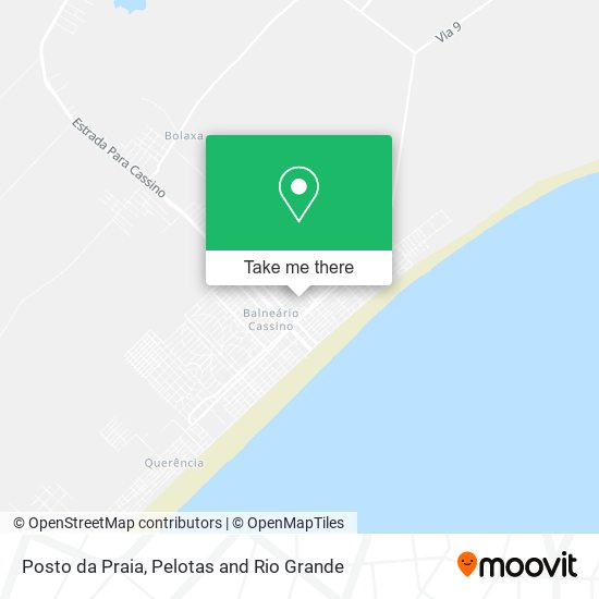 Mapa Posto da Praia