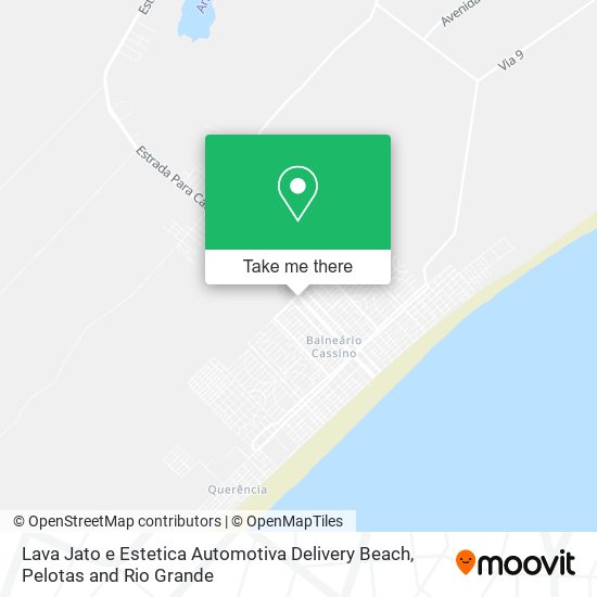 Mapa Lava Jato e Estetica Automotiva Delivery Beach